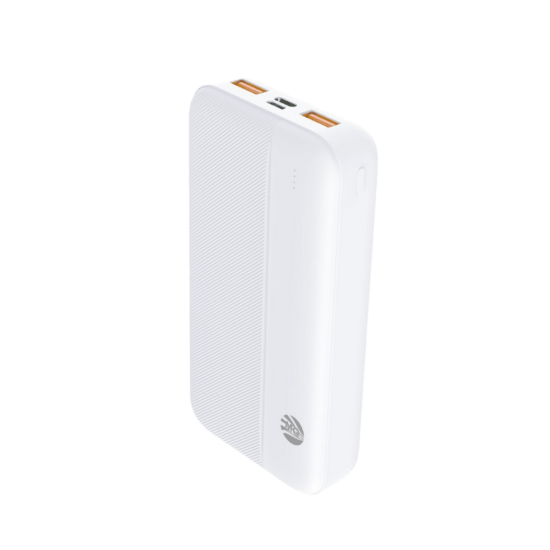 MG - Draagbare Powerbank - 2 Apparaten Tegelijk Opladen - 20000Mah Wit