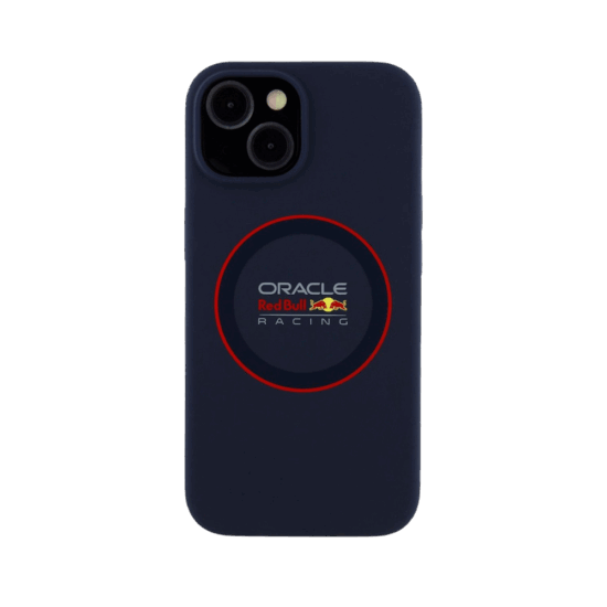 Red Bull Racing Silicone Red Ring Back Cover hoesje met MagSafe voor iPhone 15 Pro Max - Donke