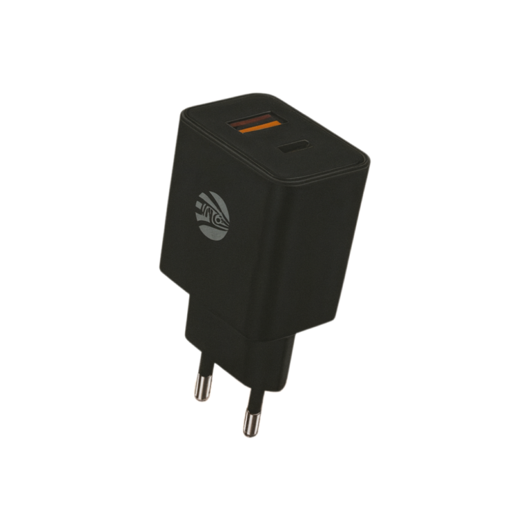 MG CDA125B Home Charger Adapter 25W - Type-C + USB - Zwart