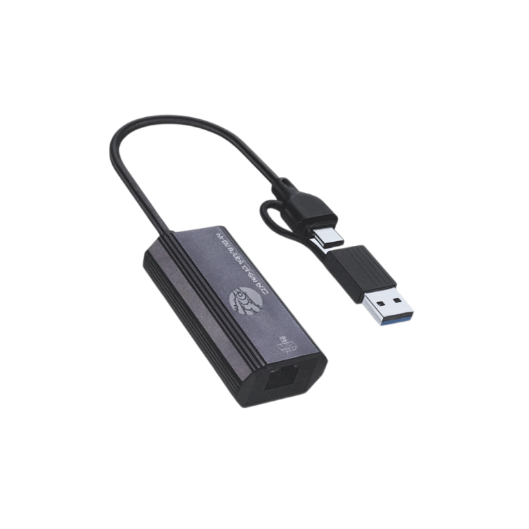 MG HD97 Gigabit Ethernet Adapter Cable - Type-C & USB 3.0 - 1000 Mbps