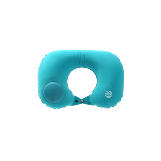 MG S18 Opblaasbaar Reiskussen - Verstelbaar & Compact - Blauw