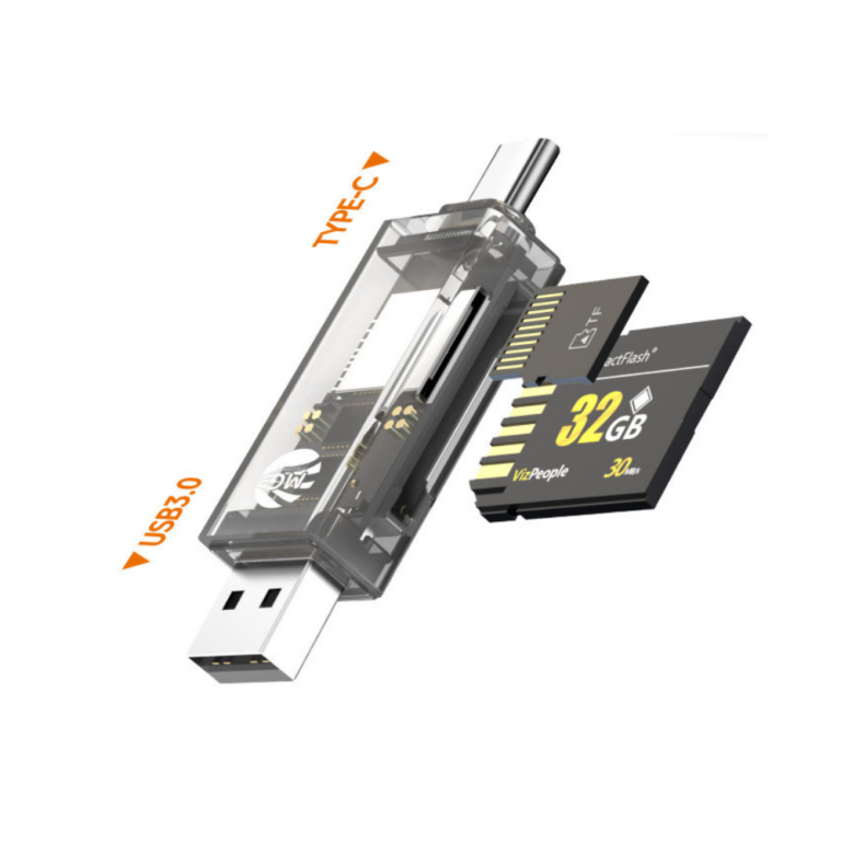 MG - SD Kaart lezer USB C - Card reader USB 3.0 - Kaartlezer SD kaart - Geheugenkaartlezer