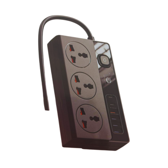 MG ST33 Lighthouse 9-in-1 Multifunctionele Power Strip - 3 Meter - Zwart