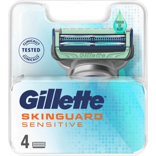 Gillette SkinGuard Sensitive Scheermesjes - 4 Navulmesjes