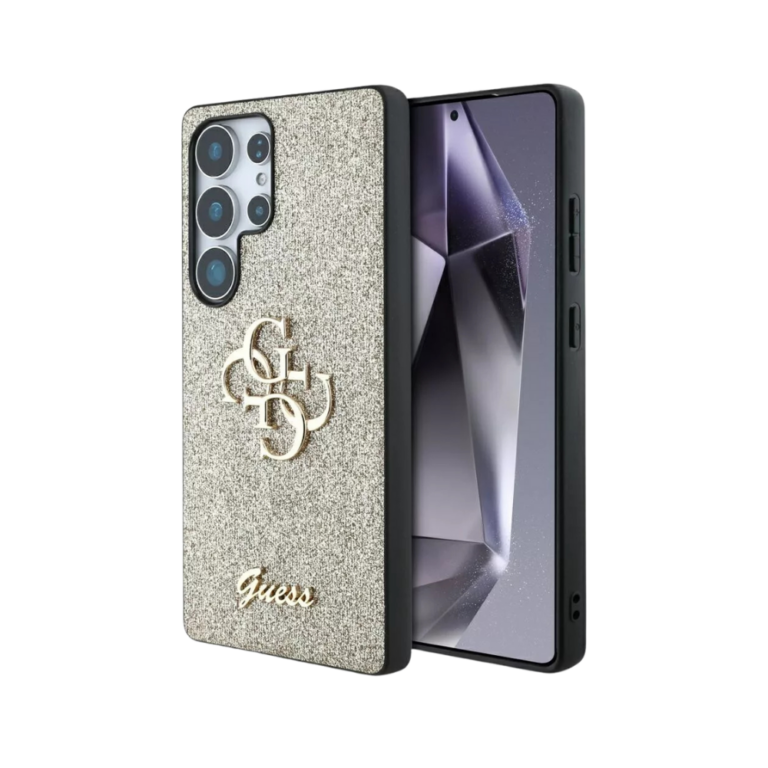 Guess Galaxy S25 Ultra - Glitter Case - Gold