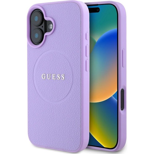 GUESS - iPhone 16 - Phone Case - Purple - Ring