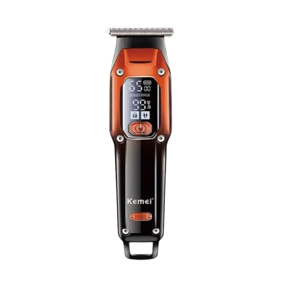 Kemei KM 273 - Draadloze Tondeuse & Trimmer - Rood