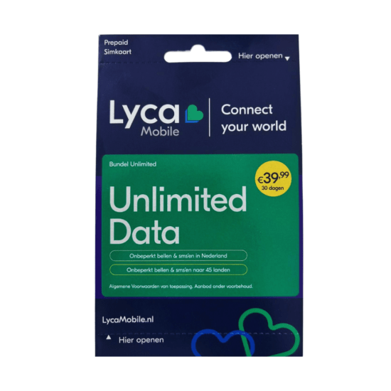 Lyca Mobile Bundel Unlimited