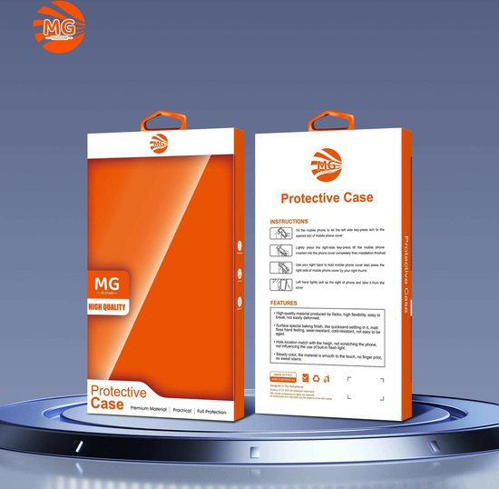 MG - Geschikt Voor - Samsung Clear Cover - Samsung Galaxy S23 Ultra - Transparant