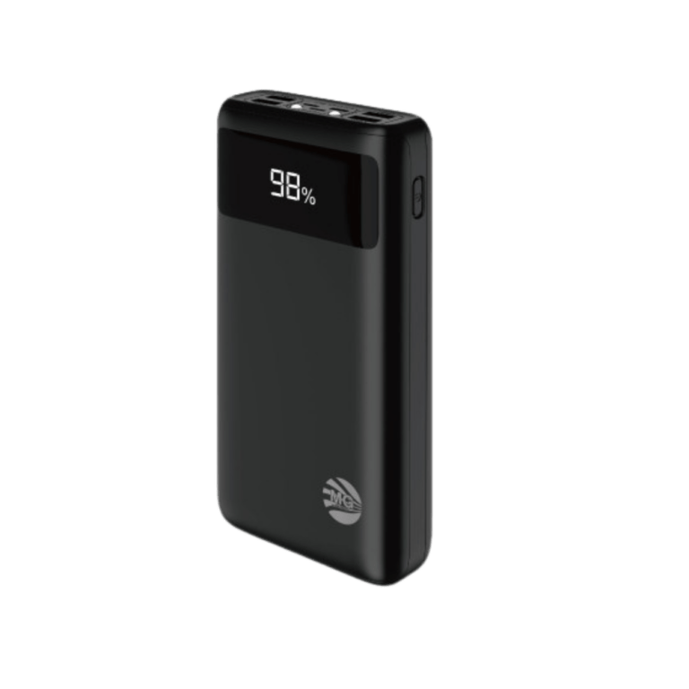 MG MG P20 - Powerbank 30000 mAh - 4 USB-Uitgangen - Zwart