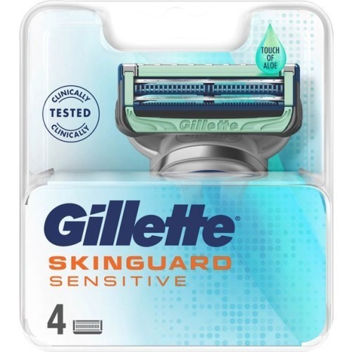 Gillette SkinGuard Sensitive Scheermesjes - 4 Navulmesjes
