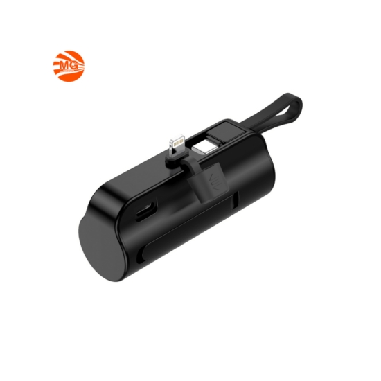 MG 15K Mini Powerbank - Type-C & Lightning - Zwart