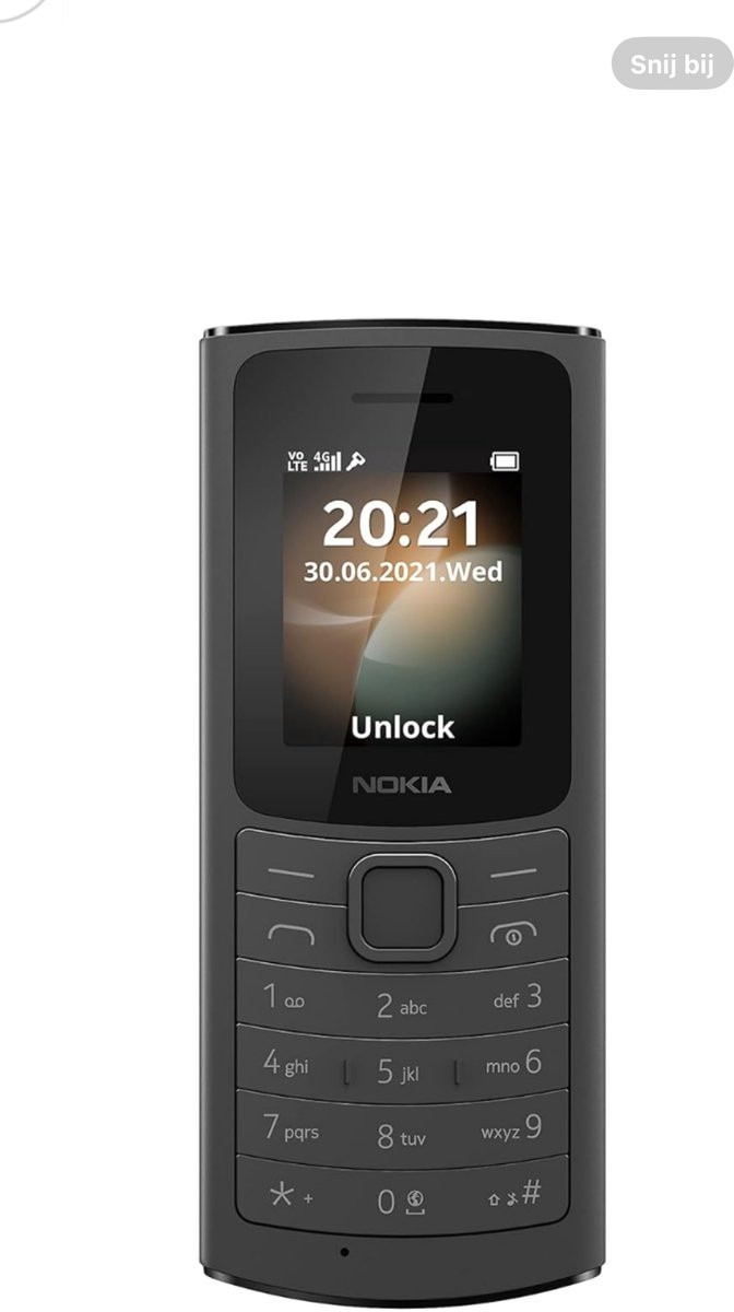 Nokia 110   (2023) - 128MB - Grey (Als Nieuw)