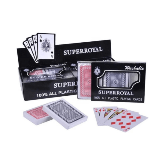 Super Royal Poker Cards Plastic speelkaarten - Dubbel deck - 100% waterproof
