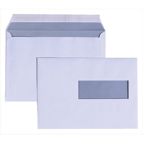 Envelop A5 Wit zelfklevend met plakstrip - C5 - 162 x 229 MM - 50 STUKS