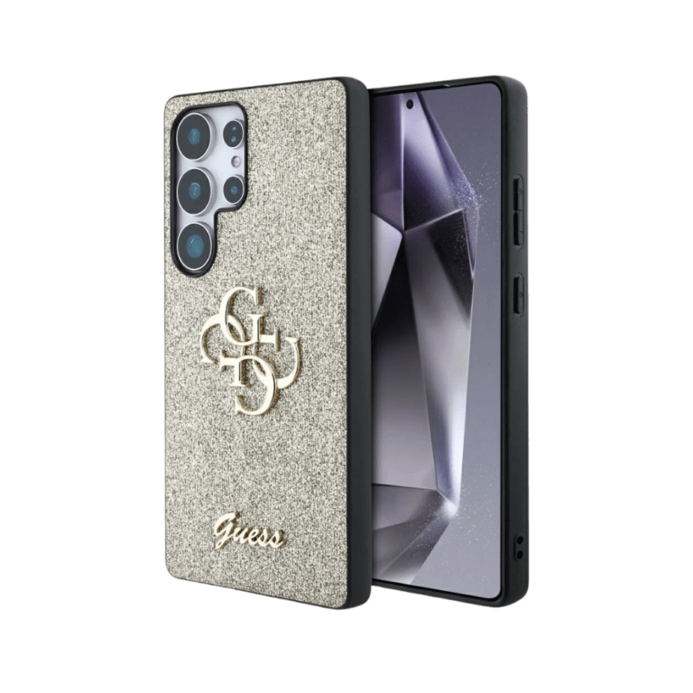 Guess Galaxy S25 Ultra - Glitter Case - Gold
