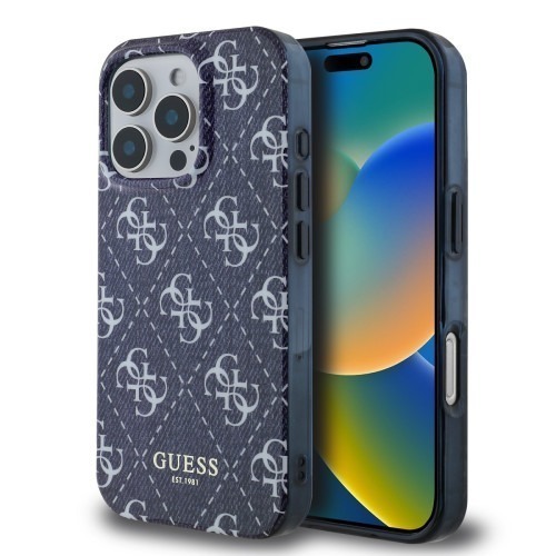GUESS - iPhone 16 Pro - Phone Case - Denim Effect