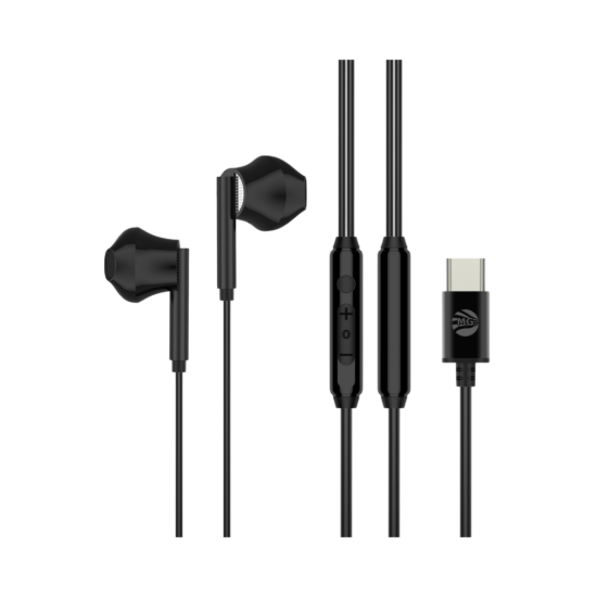 MG DS1450 Stereo Earphones - HiFi Type-C - Zwart