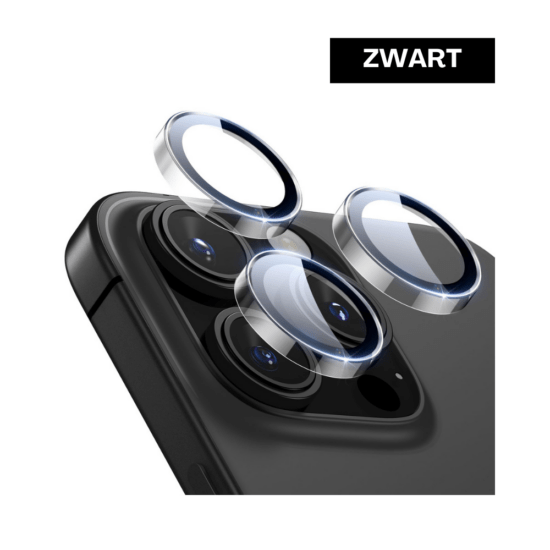 MG Camera Lens Protector - iPhone 13 Pro Max - Zwart