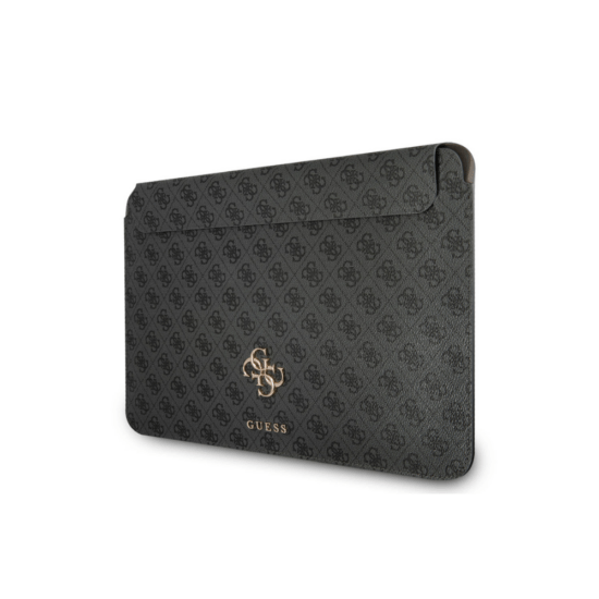 Guess Computer Sleeve 13 Inch - PU Metal 4G Logo - Gray