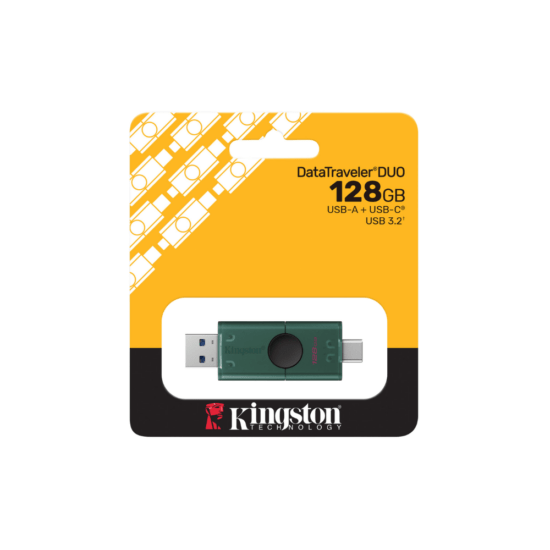 Kingston DTDEG2/128GB -  DataTraveler DuoG2 - 128GB USB-A + USB-C 3.2 Gen 1