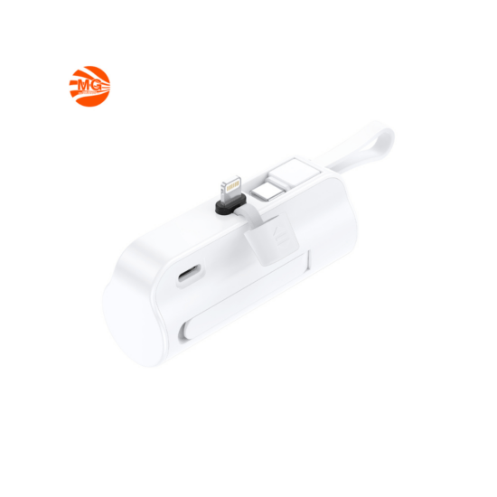 MG 15K Mini Powerbank - Type-C & Lightning - Wit