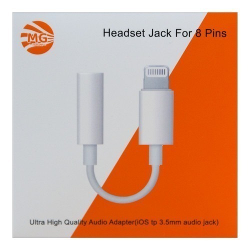 MG I-20231 - Adapter - Mini-Jack naar Lightning - 3.5mm