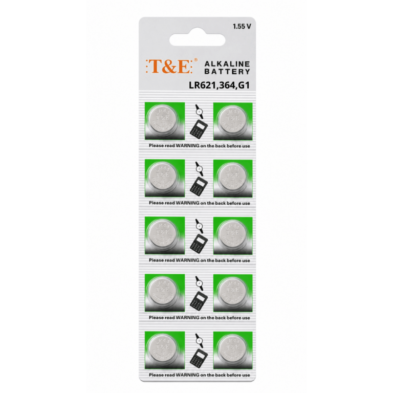 Alkaline Battery 1.55 V - LR621,364,G1 - 1 Strip