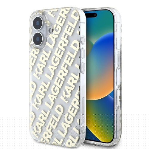 Karl Lagerfeld - iPhone 16 - Phone Case - Gold