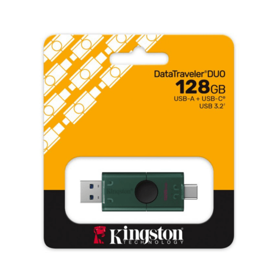 Kingston DTDEG2/128GB -  DataTraveler DuoG2 - 128GB USB-A + USB-C 3.2 Gen 1