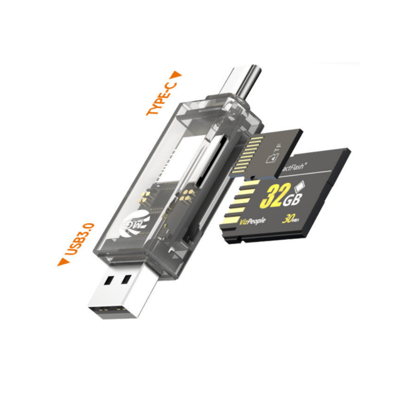 MG DK006 - SD Kaart Lezer USB-C - Card Reader USB-C - 3.0 - Geheugenkaartlezer