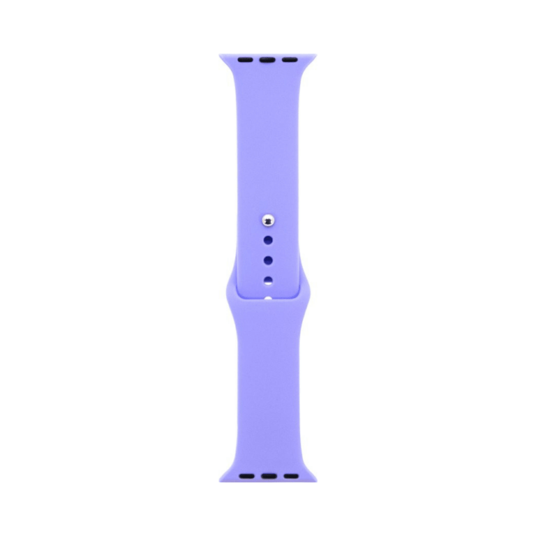 MG - smartwatch bandje Silicoon voor watch bandje - Lavendel - Geschikt Voor 42 / 44 / 49mm