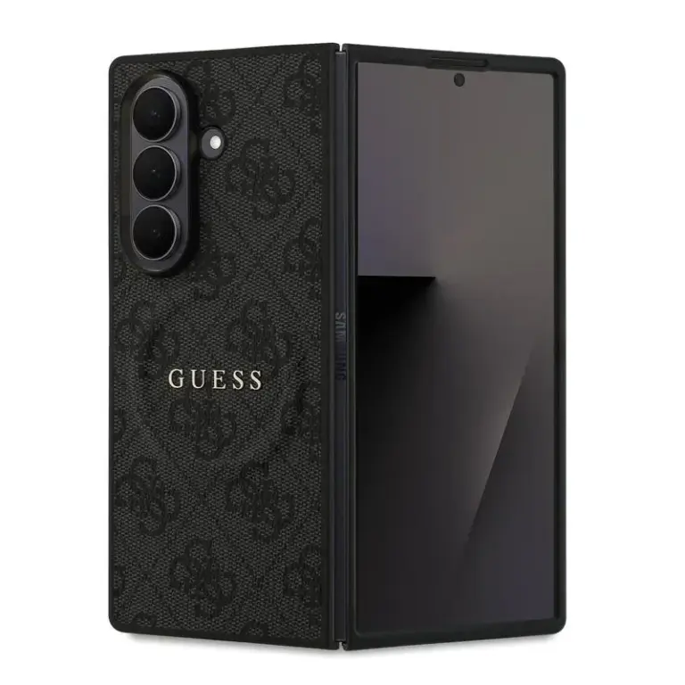 Guess Guess 4G Classic MagSafe Hoesje - Samsung Galaxy Z Fold7 - Zwart