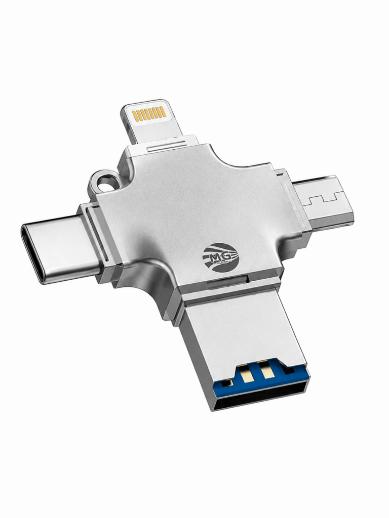 MG B24  - 4-IN 1  - Kaartlezer - Zilver