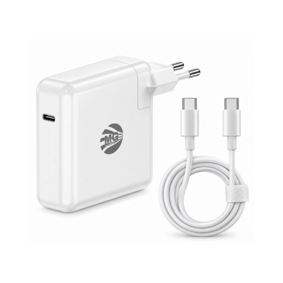 MG CDA220 EU Power Adapter + Type-C Kabel - 1M - 100W - Wit