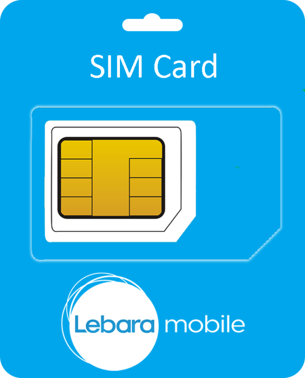 Lebara Mobile Sim Card Incl. €5 beltegoed-0