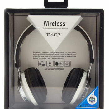 Wireless Headphone led marquee TM-021 wit-11758