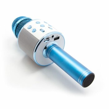 Karaoke Microfoon Blauw-12305