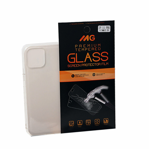 TPU hoesje iPhone 11 Pro voor een ultieme bescherming + Tempered Glass voor iPhone 11 Pro | Combodeal! |