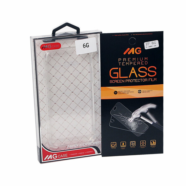 Bumper hoesje voor een ultieme bescherming + Tempered Glass voor Apple iPhone 6G/6S  | Combodeal ! |