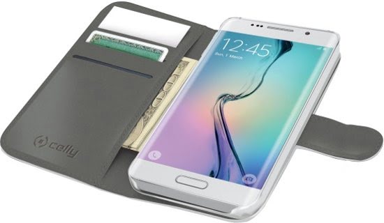 Samsung Galaxy S6 Edge Celly Wally  Book Case Hoesje - Groen