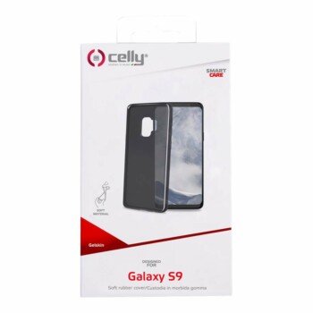 Celly Samsung Galaxy S9 Black backcover Hoesje