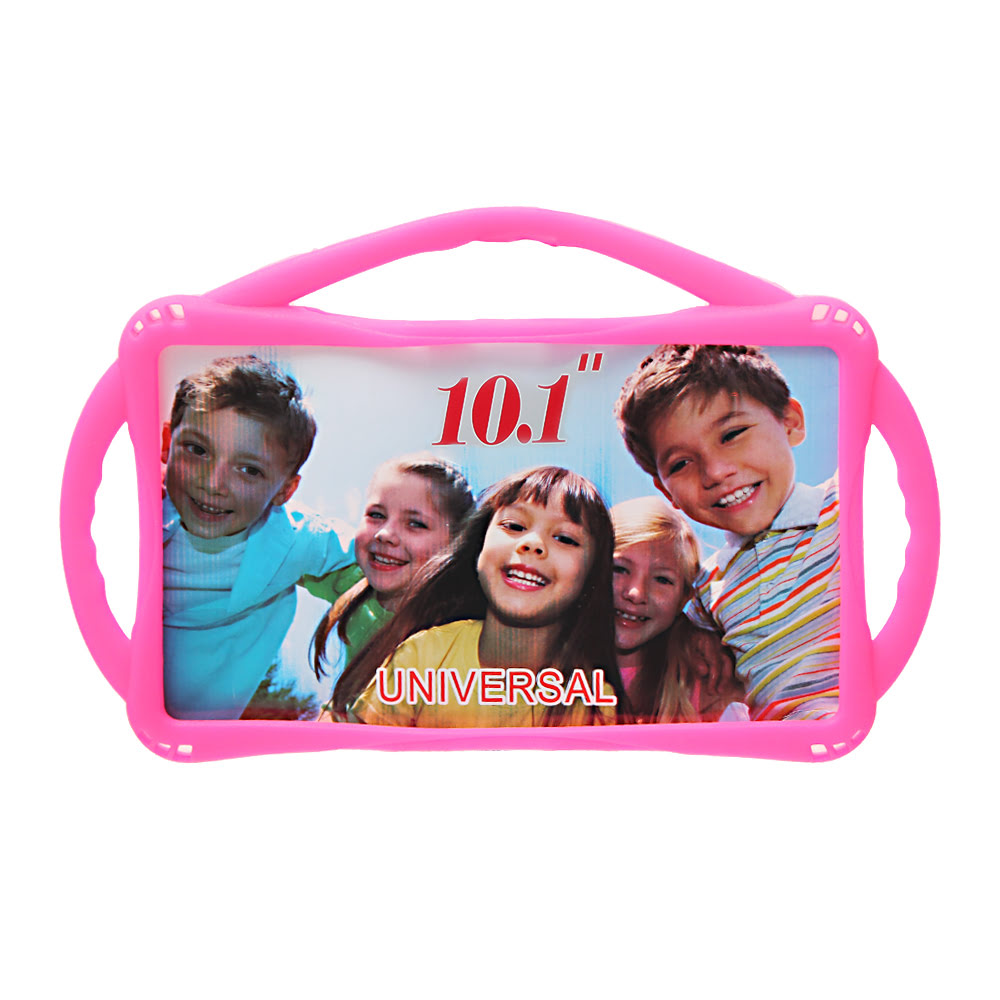 Siliconen Tablet Hoes Kinderen met Handvaten - Geschikt voor 12 Inch Tablets - Roze Telesun