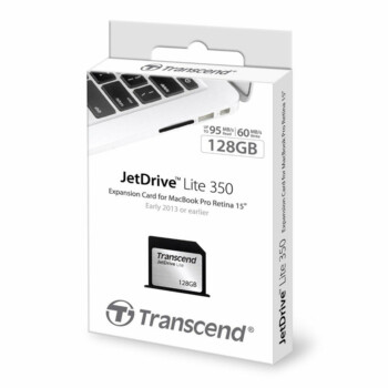 Transcend 128GB JetDrive Lite 360 uitbreidingskaart voor MacBook Pro Retina 15'