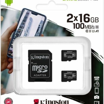 2x Kingston (Canvas Select Plus) -  16 GB - SDXC Class 10 UHS-I