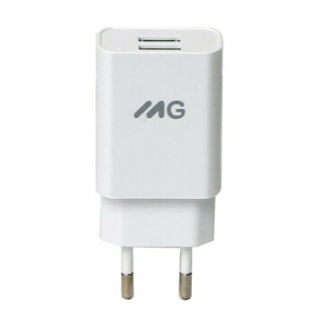 Apple iPhone Lightning kabel 1 meter + Usb Adapter Geschikt als Thuislader/ Reislader – MG – Wit