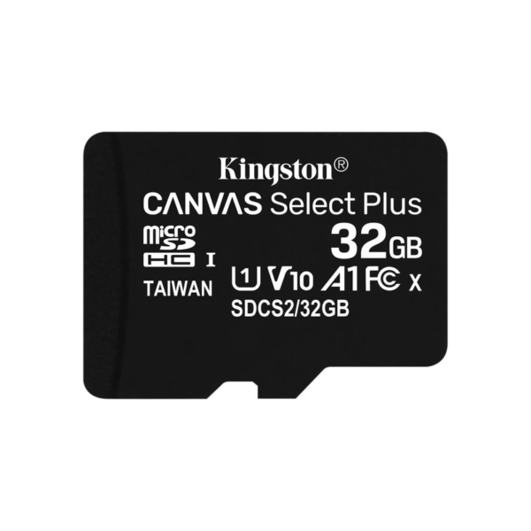 Kingston MicroSDHC Card - 32GB - Class 10 + SD Adapter