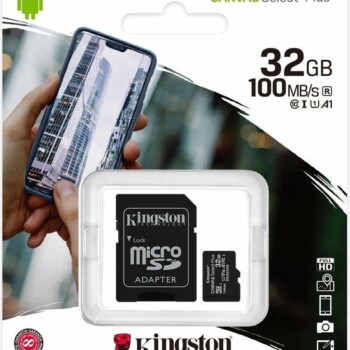 Kingston MicroSDHC Card - 32GB - Class 10 + SD Adapter