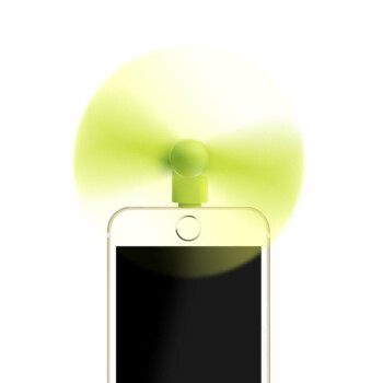 Mini Ventilator Micro Usb aansluiting (Groen)