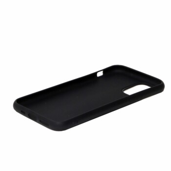Apple iPhone 12 (Pro) - Soft Siliconen Hoesje - Zwart